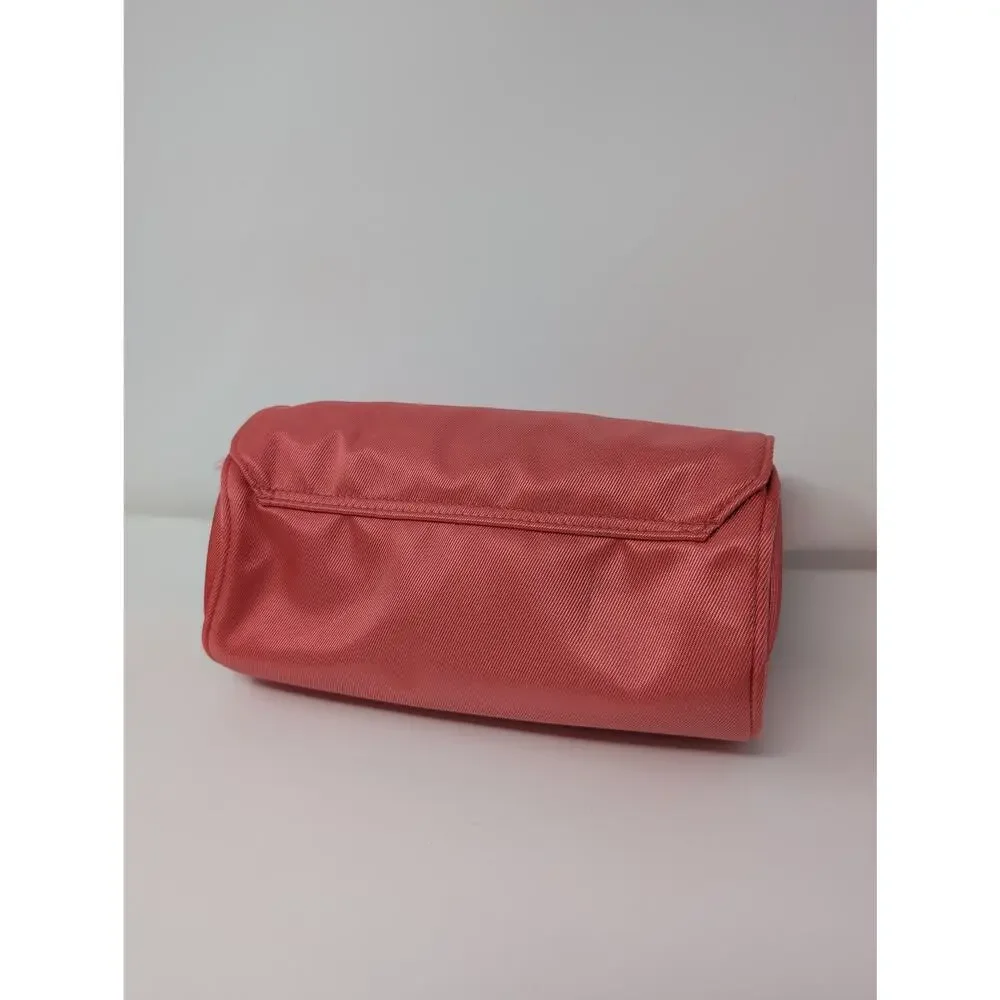 Vintage YSL Yves Saint Laurent Paris Make-Up‎ Pouch Peach Dead-Stock NEW Nylon